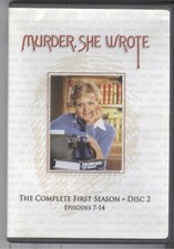 Murder, She Wrote Season 1 Disc 2 (1984 DVD) Angela Lansbury Tom Bosley