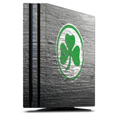 DeinDesign Folie Skin für Sony Playstation 4 PS4 Pro - Metal Scratch