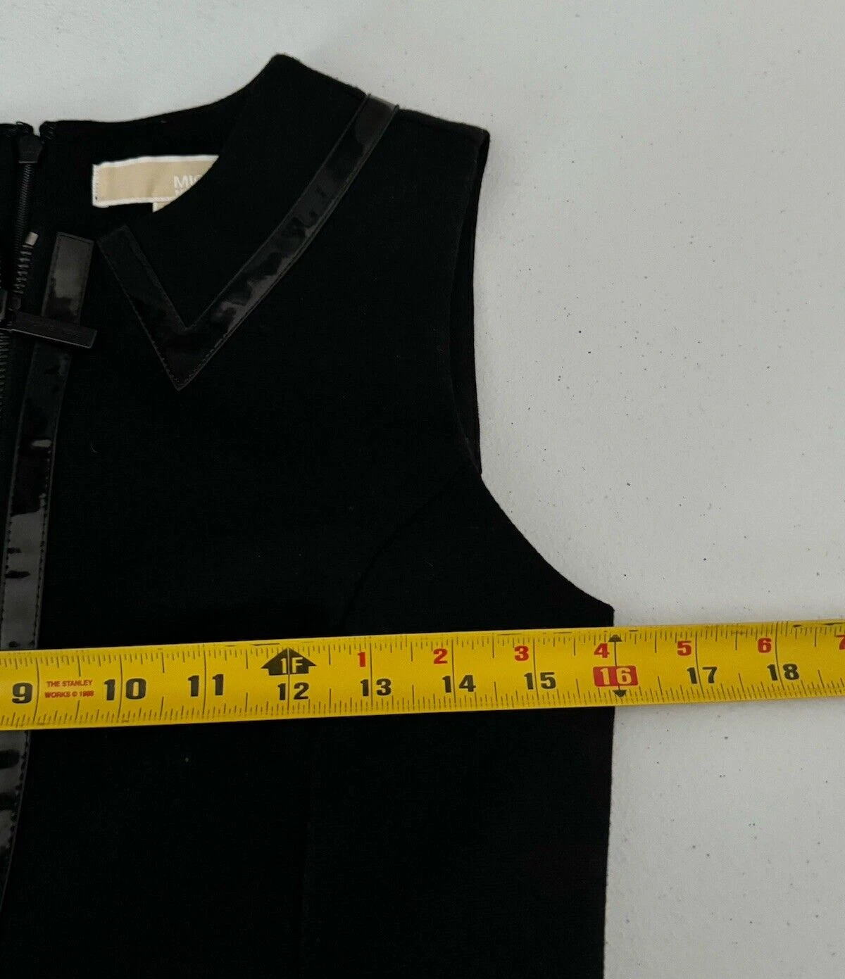 Mini Abito Michael Kors Taglia 4 Nero Senza Maniche Data Notte Stravagante Designer