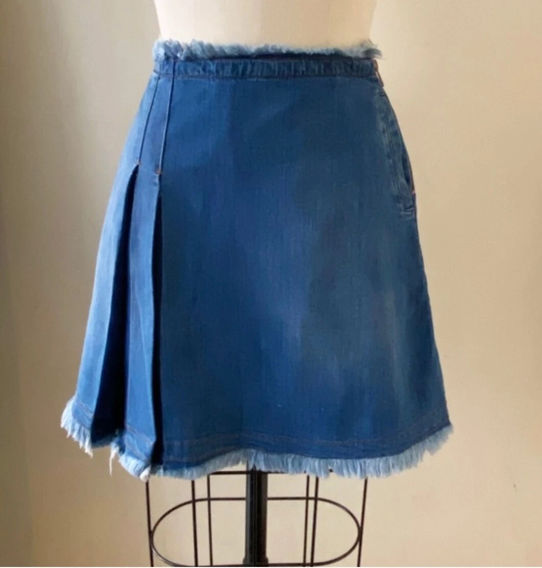 See By Chloe Denim A-Line Skirt Size 28