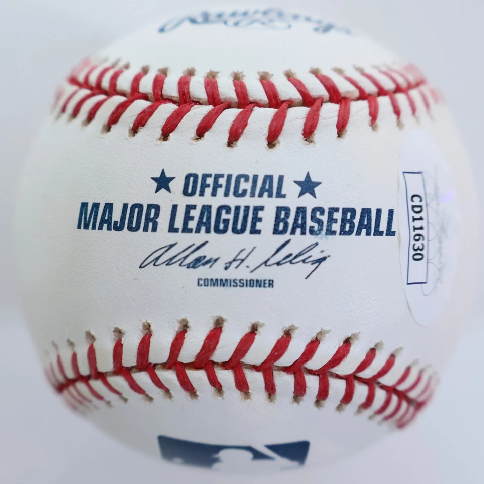 Garrett Atkins Autografiado Oficial Grandes Ligas Béisbol James Spence Certificado de Autenticidad Foto 2 de 3