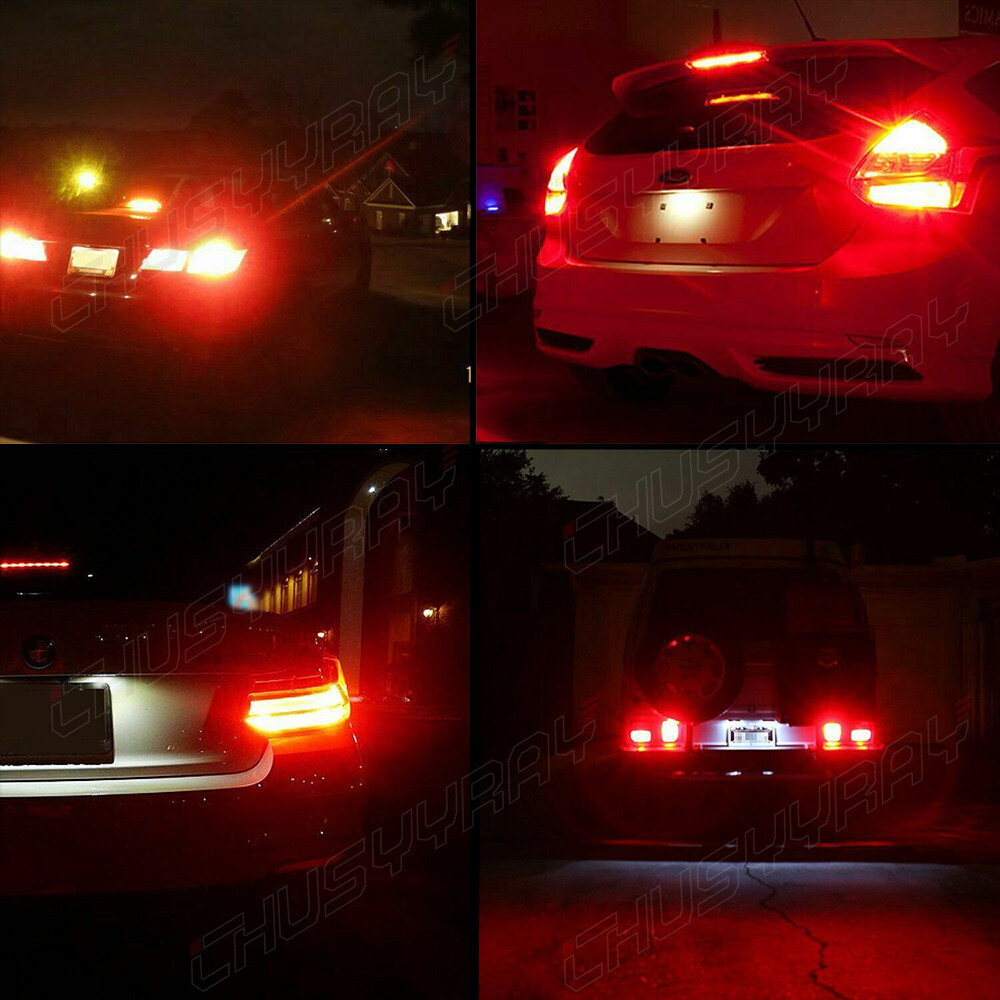 2 Bombillas LED Rojas 3157/3057 Para Freno Y Luz Trasera De Ford F-Series Super Duty