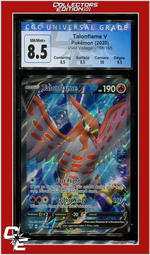 Talonflame V graded CGC 8.5 for sale on eBay