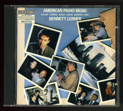 ETCETERA CD BENNETT LERNER Klavier AMERICAN PIANO MUSIC Copland Bowles THOMSON