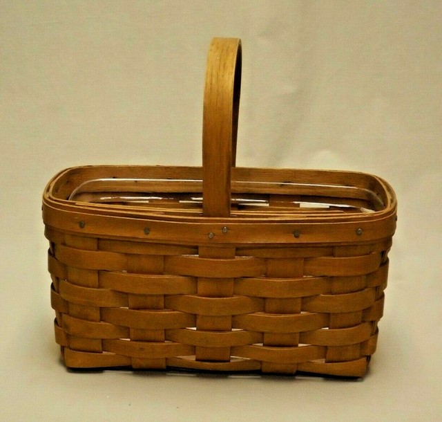 Longaberger 1987 Candle Basket with Protector Booking / Promo Basket eBay