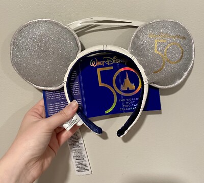 Disney Parks 50th Mickey Mouse Main Attraction Space Mountain Ears Headband NWT $_12.JPG?set_id=880000500F main image 3
