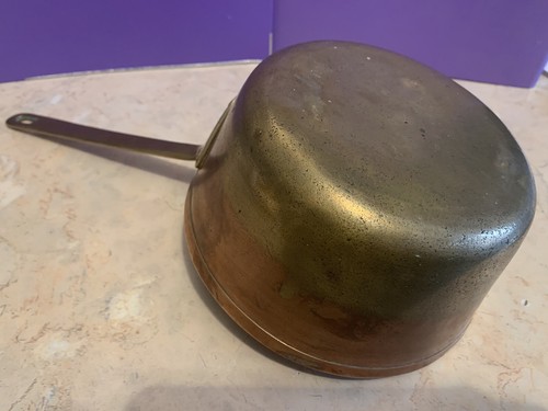 Antique Brass Saucepan - Picture 4 of 6