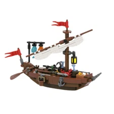 Little Fishing Boat for Pirates Series / Castle Theme 172 Pieces MOC Build