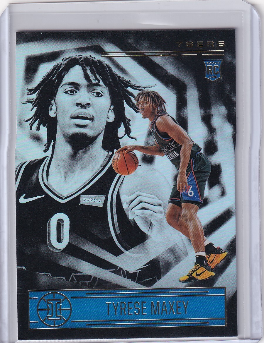 2020-21 ILLUSIONS RC TYRESE MAXEY ROOKIE PHILADELPHIA 76ERS GE-2040