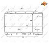 KüHler, MotorküHlung Nrf 58383 FüR Honda CR-V Ii CR-V Iii