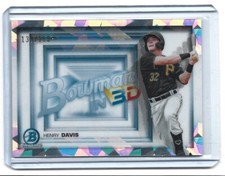 Henry Davis - 2022 Bowman Chrome Bowman In 3-D Atomic Refractor /150 - Pirates