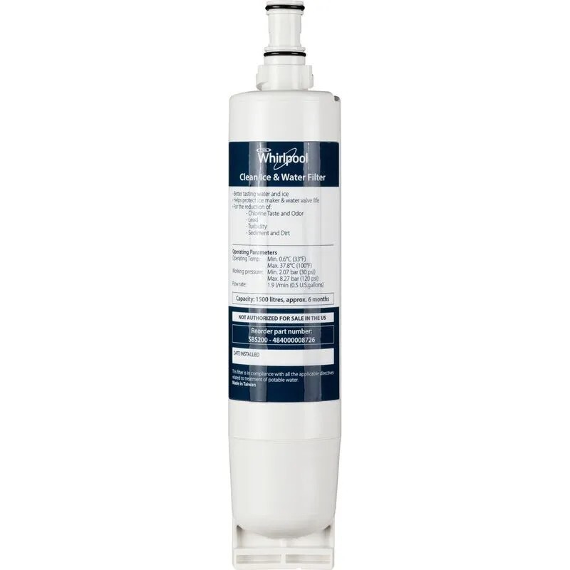 SMEG WHIRLPOOL American Fridge Freezer Water Filter Cartridge GENUINE C00424824