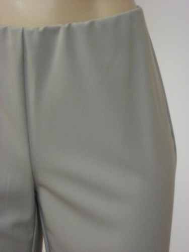 EILEEN FISHER Stone Polished Twill No Zipper Straight Pants 2 NWT $208 - Imagen 2 de 4
