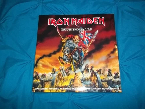IRON MAIDEN MADE IN ENGLAND 88 PICTURE DISC VINYL 2LP LIMITED LIKE NEW