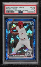 2020 Bowman Chrome Draft Sapphire Edition Masyn Winn #BD-59 PSA 9 MINT 0sr1