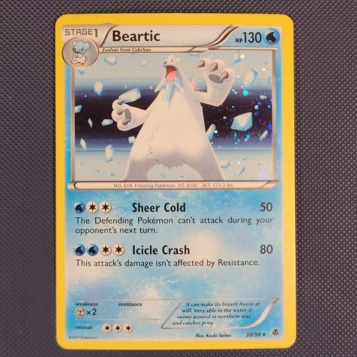 Beartic 30/98 Holo Rare Emerging Powers Pokemon TCG