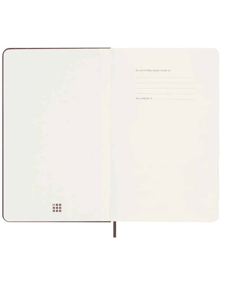 Moleskine Silk Collection Bordeaux Large Ruled Notebook w/Gift Box 8056598859553 - Image 2 of 4