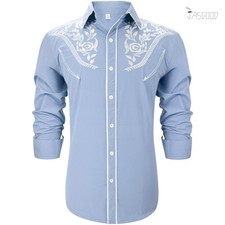 JASGOOD Embroidered Western Shirts