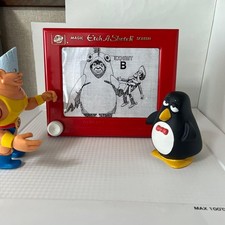 Toy Story Etch A Sketch Custom Display with Artwork Panels Japan Used