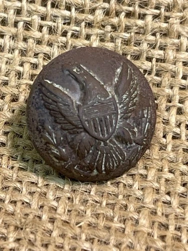 Nice Dug Civil War General Service Eagle Button Recovered At Pickett’s Mill Ga.