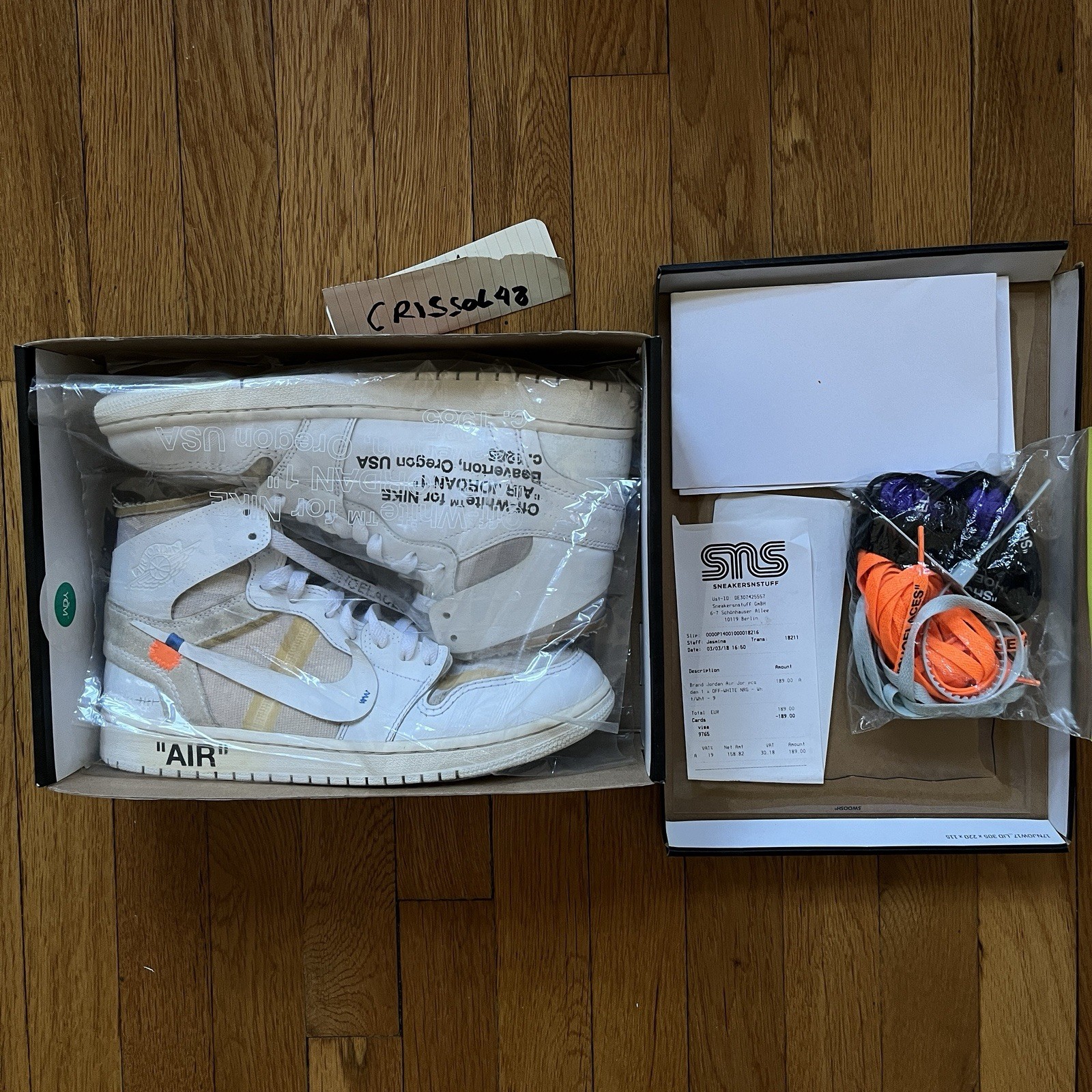 OFF WHITE X NIKE OFF WHITE x AIR JORDAN 1 'WHITE' NRG AQ0818 100 TAGLIA 9 U g OGerything