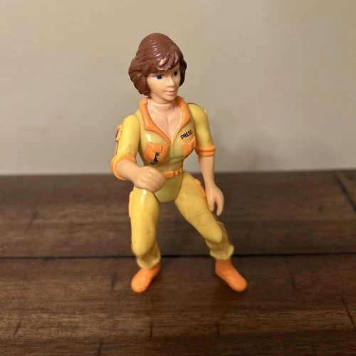 1988 Teenage Mutant Ninja Turtle April O’Neil Press Pass Yellow Orange Figure