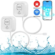1~5PCS Smart Water Leak Sensor Detector Flood Leakage Level Overflow Alarm USA
