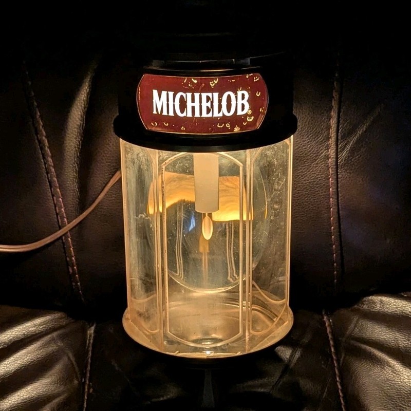 Michelob Lighted Electric Lantern Style Beer Advertising Wall Sign Breweriana