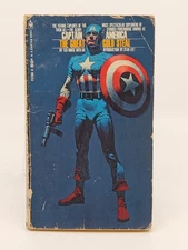 Marvel Comics Bantam Paperback - Captain America Great Gold Steal - Low Grade