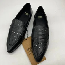 Frye and Co. Womens Elara Closed Toe Loafers Black Size 7.5M