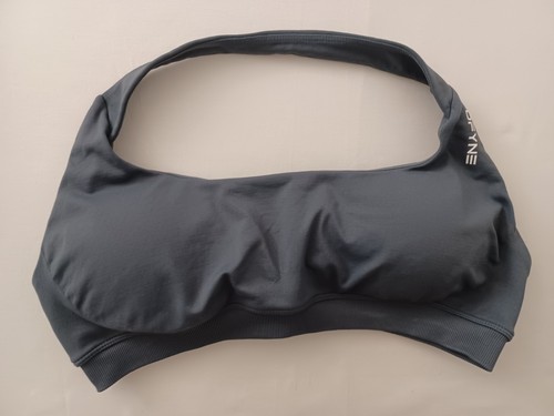DFYNE Women's Impact Backless Sports Bra Slate Grey Size Large