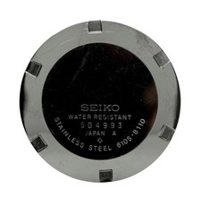 Seiko 44mm Diver Captain Willard SS Case Back from 1975 for Ref: 6105-8110