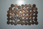1949 S Lincoln Wheat Cent  AU/UNC    Roll Of 50 Coins  RL148