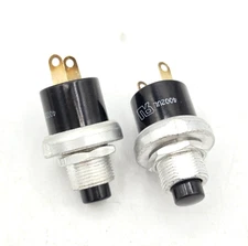 *2/Pack* Grayhill 4002UL Push Button Switch, Black, 3A RES 120VAC SHIPS FREE