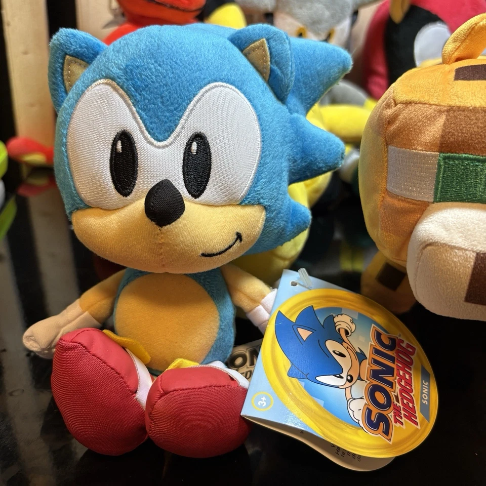 Lote de Peluche Sonic Mario Pokémon Minecraft | GE Sonic Mighty Silver Pikachu Ocelot Foto 2 de 4