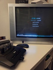 Sega Genesis Model 2 Console Bundle w EVERDRIVE + Games Vectorman 2, Judge Dredd