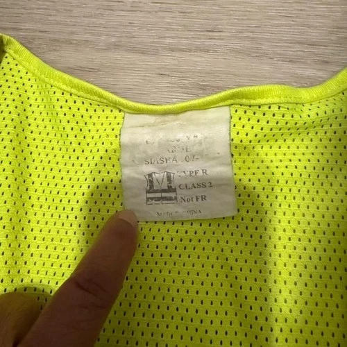 Safety Vest Yellow & orange reflective vest with gray reflective stripes Size X- image 3