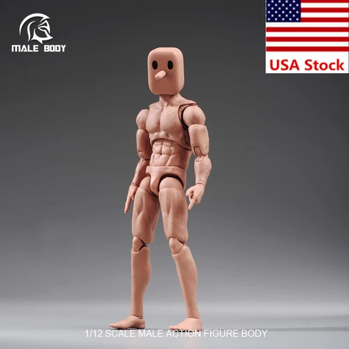 NT-01 Notaman 1/12 Male Strong Flexible Square-headed Body 6''Action Figure