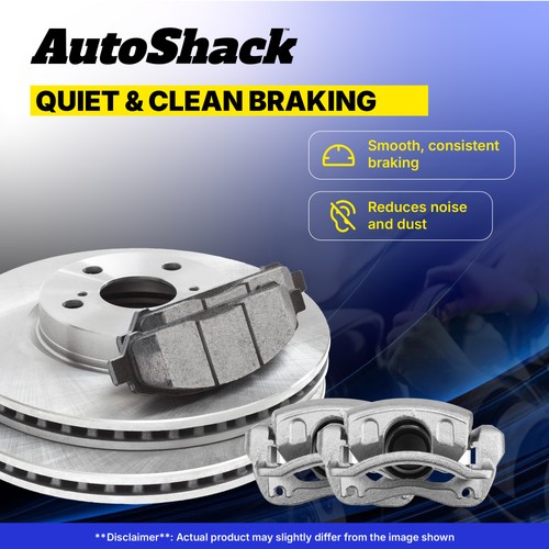 Front Rear Brake Rotors Ceramic Pads Calipers for Mitsubishi Outlander V6 - Picture 6 of 7