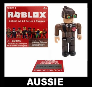 Details About Roblox Action Figure Lando 64000 Virtual Code Series 2 New Sealed -