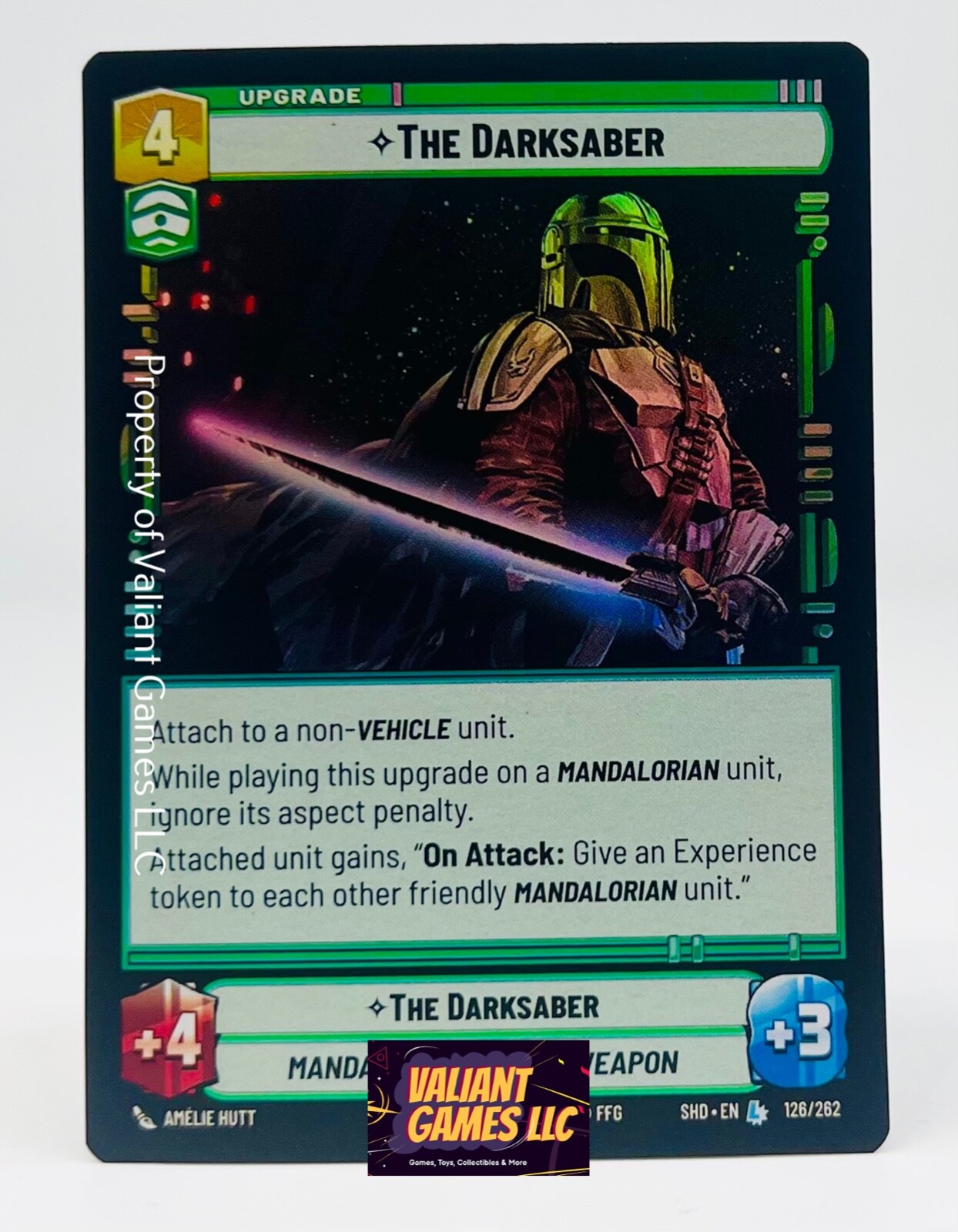Star Wars Unlimited The Darksaber #126 Foil Shadows of the Galaxy