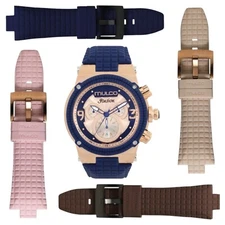 Silicone Watch Strap for Mulco Ilusion MW3-12140-035 Brown