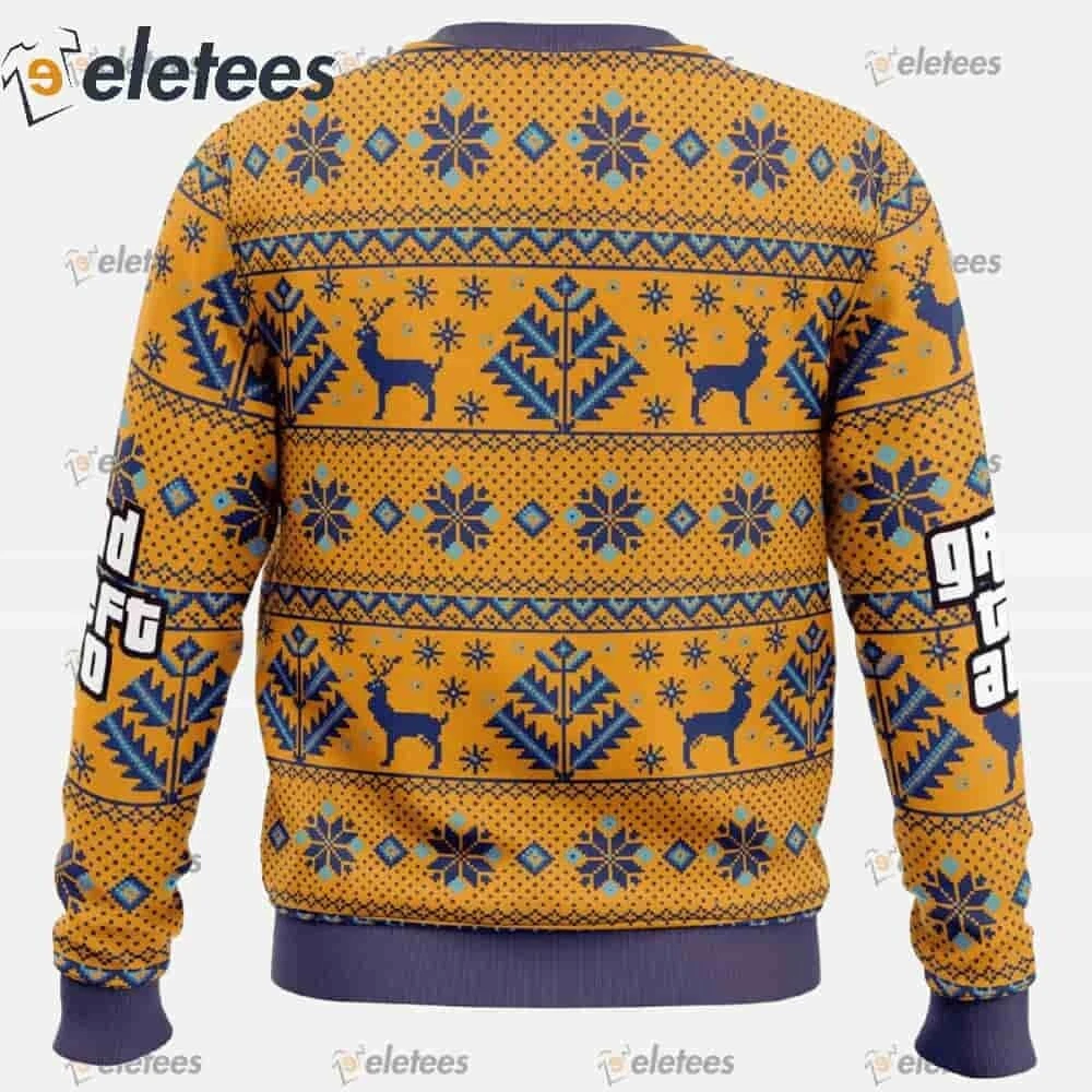 Grand Theft Auto Ugly Christmas Sweater A5SLSRCS
