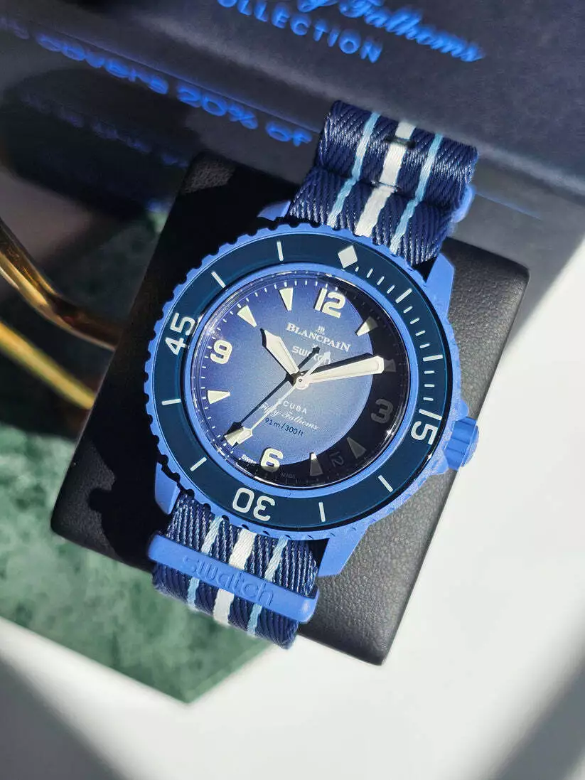 BLANCPAIN x SWATCH SCUBA FIFTY FATHOMS Atlantic Ocean - IN HAND