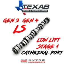 Texas Speed GM Gen 3 Gen 4 LS Truck Stage 1 Camshaft 4.8L 5.3L 6.0L 6.2L TSP Cam