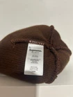 BONNET MARRON À GRANDES RAYURES GLAMOUR HYSTÉRIQUE SUPRÊME