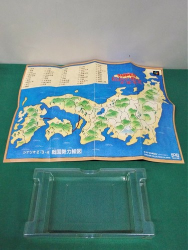 SNES -- SUPER NOBUNAGA NO YABOU ZENKOKUBAN -- Boxed. Can Save! Japan game. 13547 - Picture 12 of 13