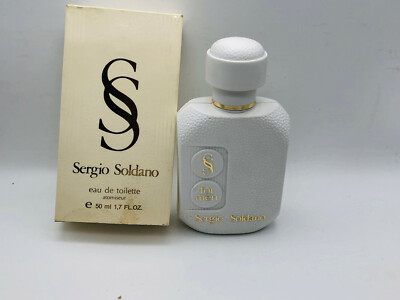 SERGIO SOLDANO FOR MEN HOMME PARFUMO VINTAGE 50 ml edt Spray pour homme WHITE