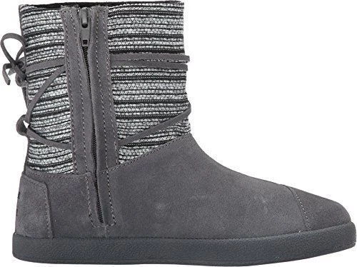 NUEVO Toms Nepal Castlerock Botines Juveniles Talla 12.5 Gris Tejido/Gamuza Cuero $69 Foto 2 de 4