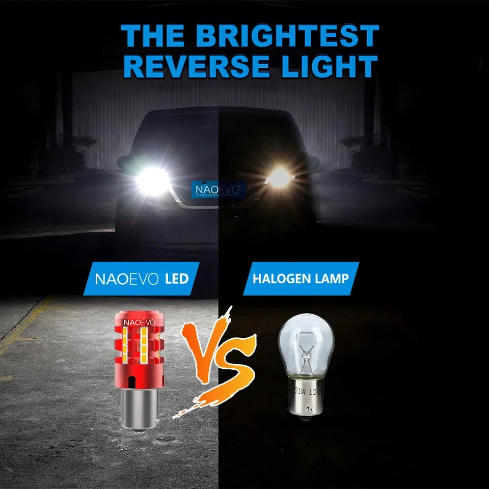 For BA15S 7440 W21W 1156 BAU15S 7443 P21/5W No Hyper Flash 12V Turn Signal Lamp - Image 4 of 4